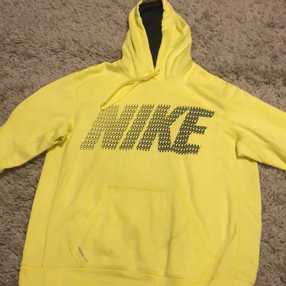 Men’s Large Nike Neon Yellow Sweatshirt